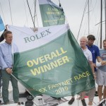 Géry Trentesaux's COURRIER DU LEON overall winner of the 2015 Rolex Fastnet Race
